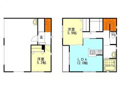 メゾン ルピナス藤原西町Aの間取り画像
