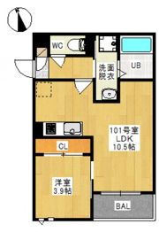 GRANDTIC 後楽園(グランティック コウラクエン)の間取り画像