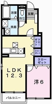 ベル アンジュⅡの間取り画像