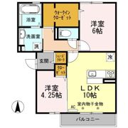 エスペランスⅠ A棟の間取り画像