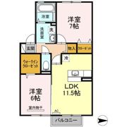 サンディーア A棟の間取り画像