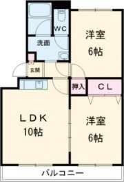 フォレストヒルズ南郷の間取り画像