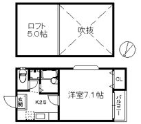 ハピネス井尻の間取り画像