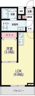 MARUSHO国府多賀城の間取り画像