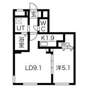 シティプレミア平岸の間取り画像