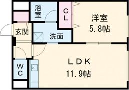 エリクシール白石の間取り画像