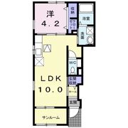 サンフラワーⅢの間取り画像