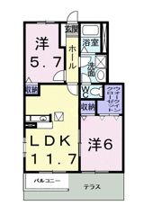 エルピーダM C棟の間取り画像