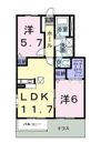 エルピーダM C棟の間取り画像