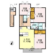 エスポワールYVの間取り画像