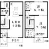 レストヴィラージュ B棟の間取り画像