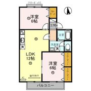 アグリンビレッジ A棟の間取り画像