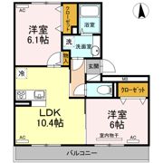 Rose MansionⅡ(ﾛｰｽﾞﾏﾝｼｮﾝ）の間取り画像