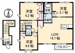 ブランシェ22の間取り画像
