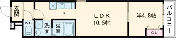 フジパレス森河内東Ⅱ番館の間取り画像