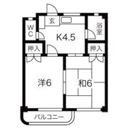 サンハイツの間取り画像
