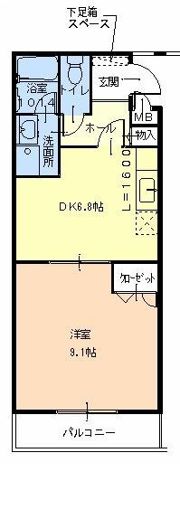 M トゥルケーゼの間取り画像