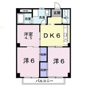 コーポYFの間取り画像