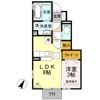 フローラフィールド Aの間取り画像