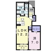 サンヴィレッジ郡Bの間取り画像