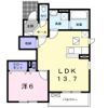 L＆C Moca Ⅰの間取り画像