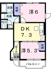 パティオ・アルバーダ A棟の間取り画像