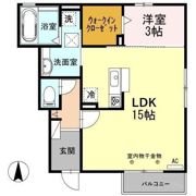 エーリ アルベロ Aの間取り画像