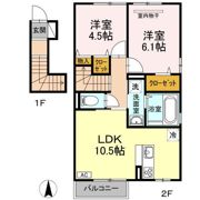 フルーレ下中野の間取り画像