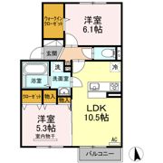 ラフィーネ松島 A棟の間取り画像