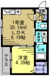 T.T.R南柏の間取り画像