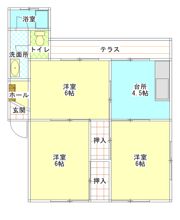コーポラスふじの間取り画像