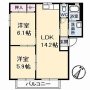 グランシード加藤 B棟の間取り画像