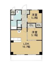 WINDOM亀川駅前の間取り画像