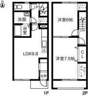 桜コートの間取り画像