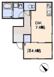エルメゾン・エストKの間取り画像