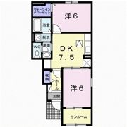 ディアベルジュⅠの間取り画像