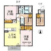 グランド ソレイユの間取り画像