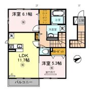 ラッジョ・クラルテ ラッジョの間取り画像