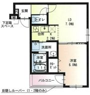 フジパレス和歌山美園の間取り画像