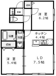 フィカーサミウラの間取り画像