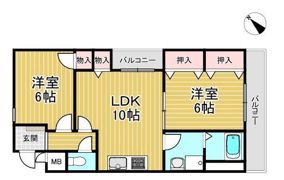 コリーヌベールの間取り画像