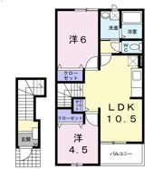 オアシス2番館の間取り画像