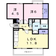 緑風館の間取り画像