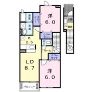 ブルック サイドの間取り画像