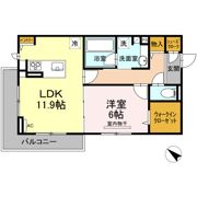 サリオス庚午北の間取り画像