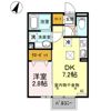 勝山 Aの間取り画像