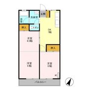 樹園マンションの間取り画像