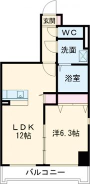 グランバロン宇都宮の間取り画像