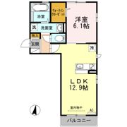 アンソレイエの間取り画像