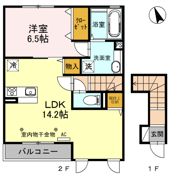 カーサ ボンジョルノの間取り画像
